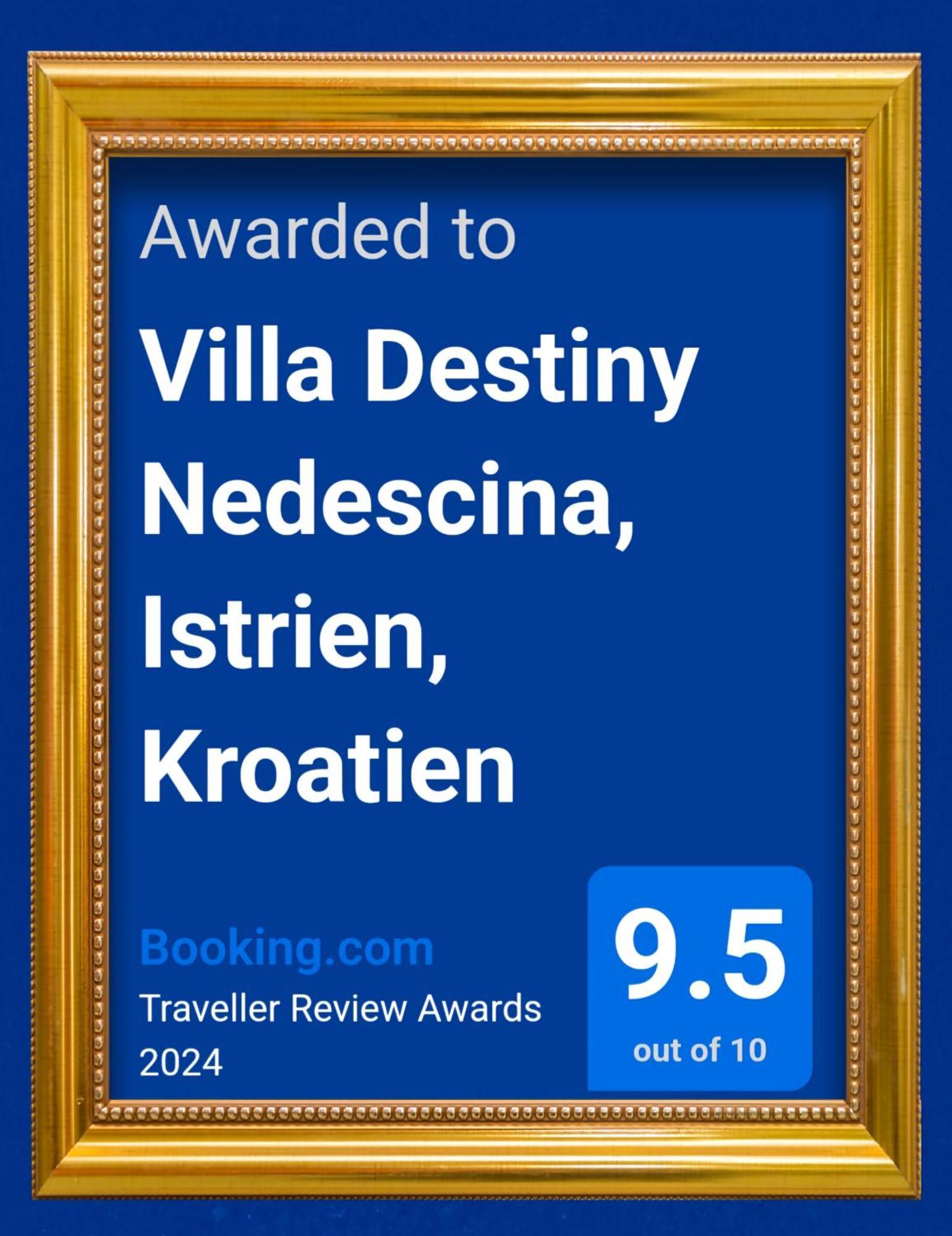 Villa Destiny Nedescina, Istrien, Kroatien 外观 照片