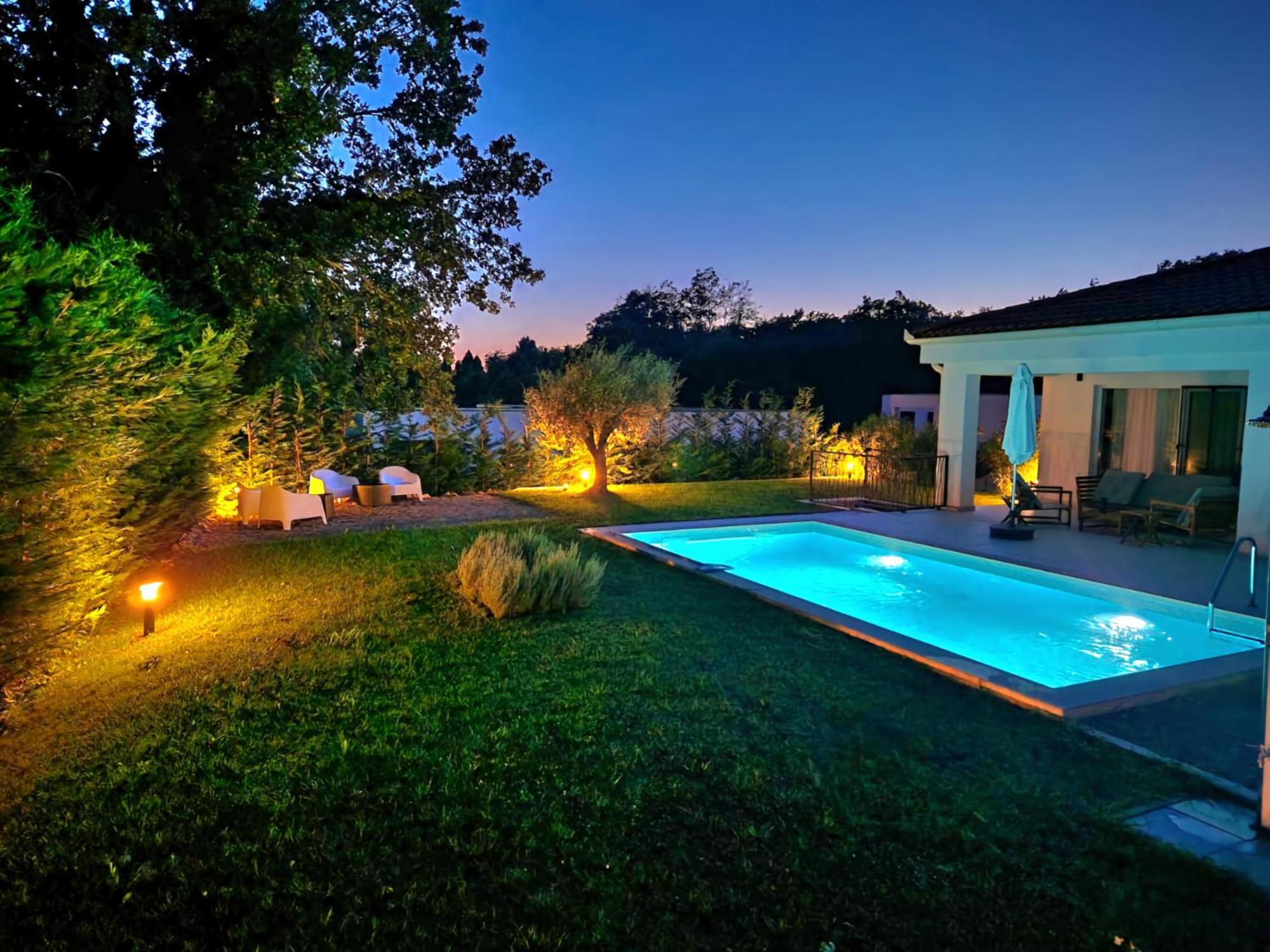 Villa Destiny Nedescina, Istrien, Kroatien 外观 照片